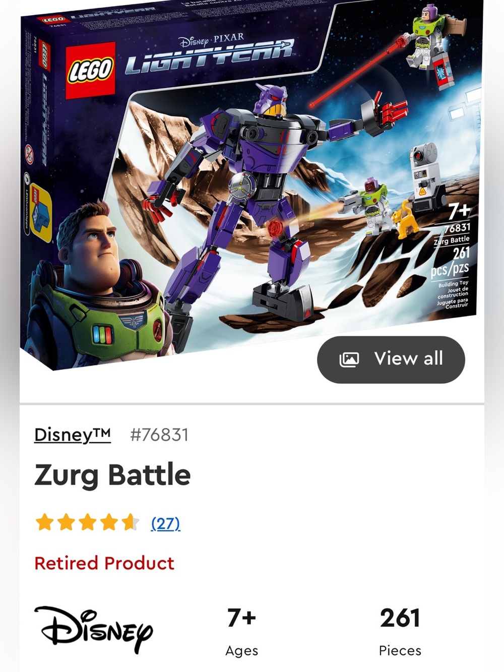 LEGO 76831 Zurg Battle from Buzz Lightyear - Picture 5 of 5